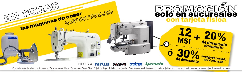 M�quinas de coser industriales